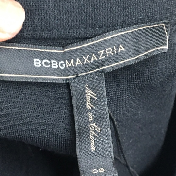 BCBGMAXAZRIA Black Francesca Mesh Pencil Skirt - Picture 6 of 8